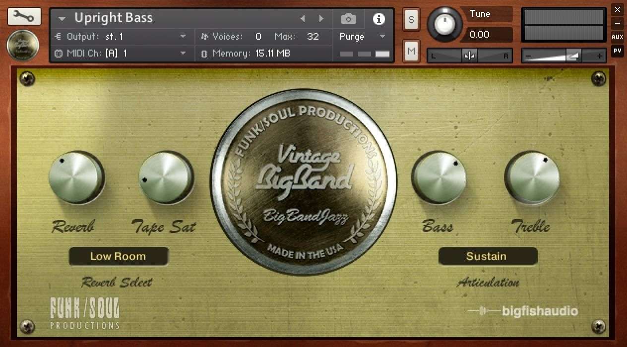 Big Fish Audio Vintage Big Band - GUI