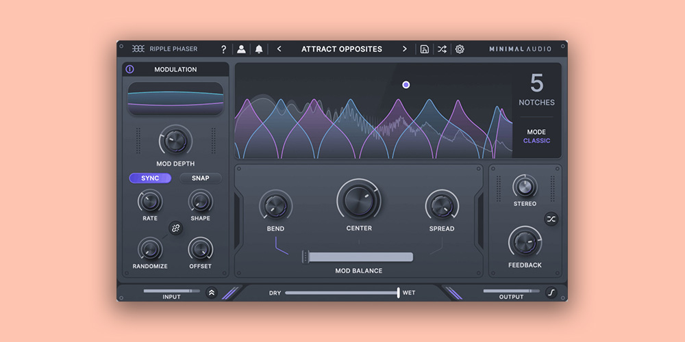 Minimal Audio Ripple Phaser