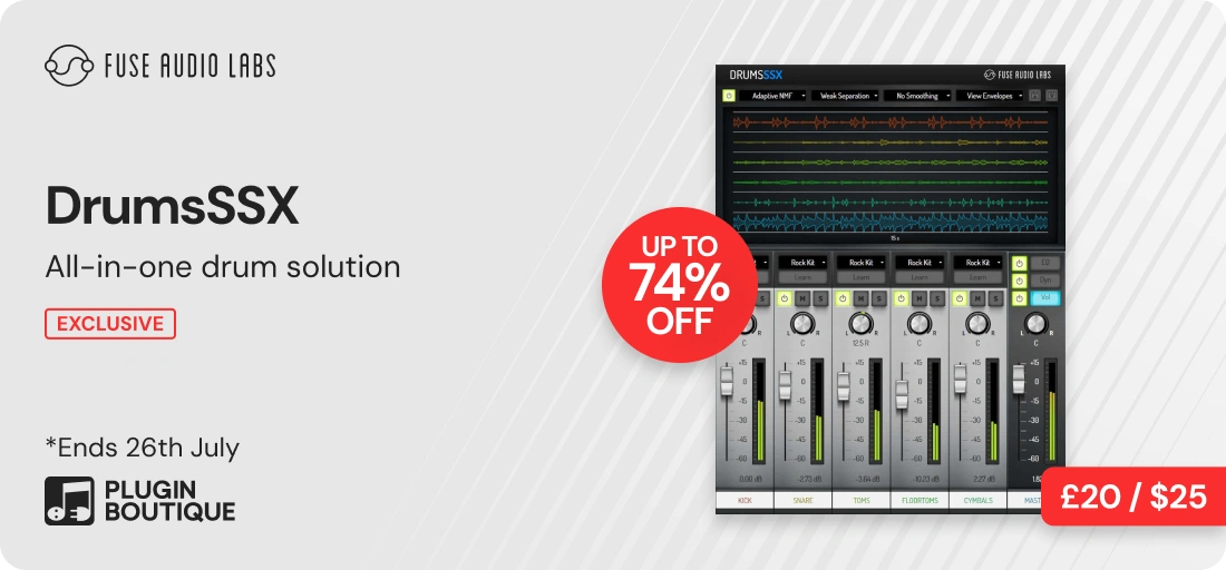 Fuse Audio Labs DrumsSSX Tube Lab Sale (Exclusive)