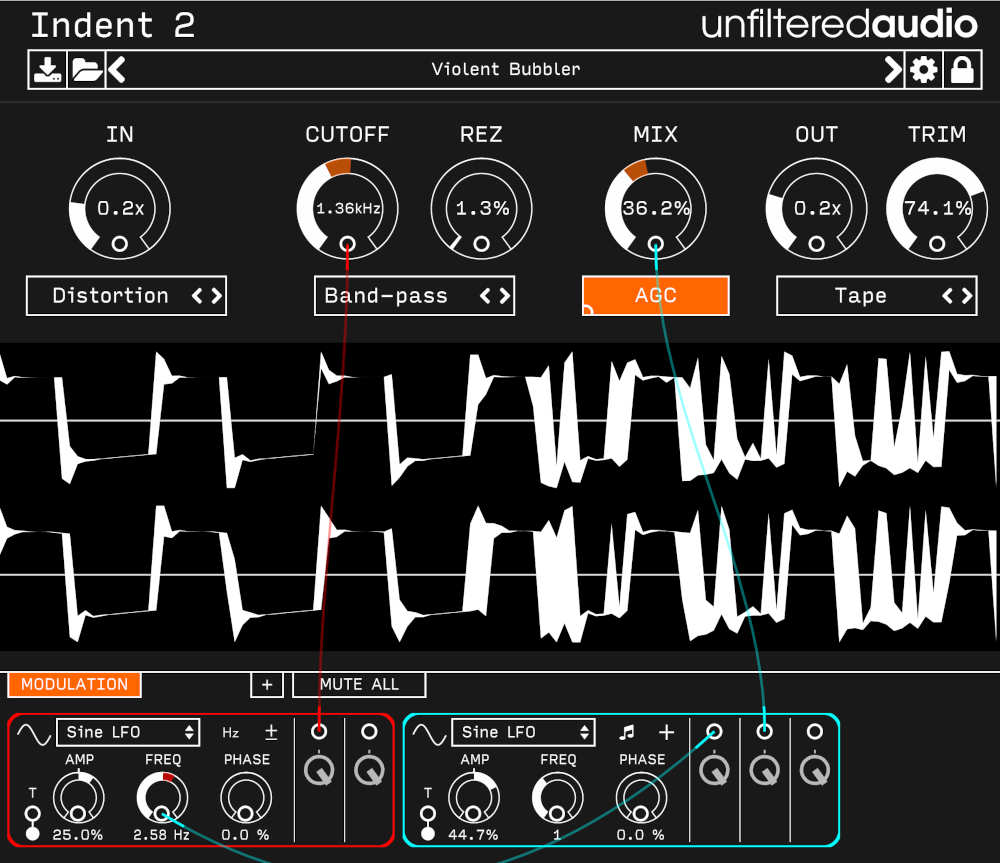 Unfiltered Audio Indent 2 - UI 1