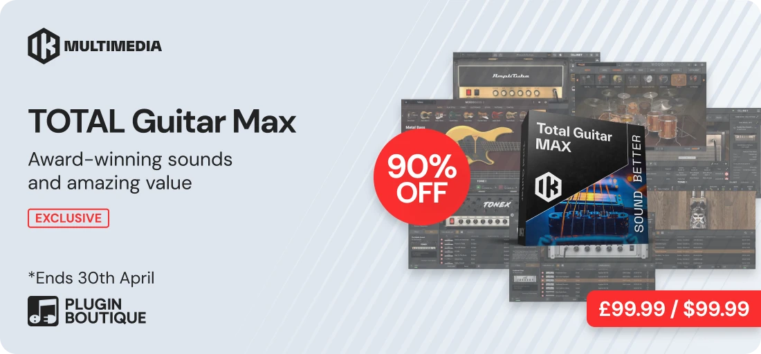 IK Multimedia TOTAL Guitar MAX Band Month Sale (Exclusive)