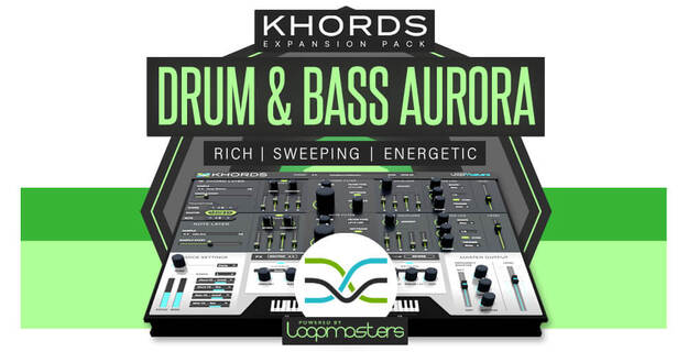 KHORDS Expansion Pack: Drum & Bass Aurora interface