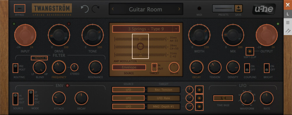 Twangström - User Interface (MIDI)