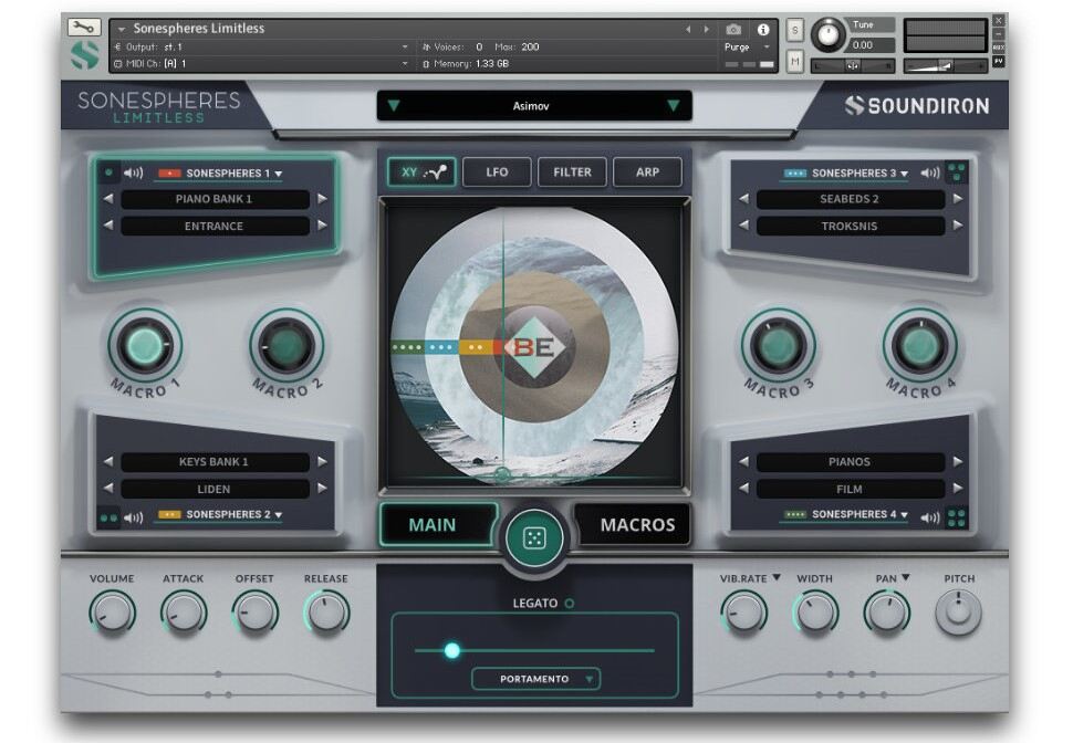 Soundiron Sonespheres Limitless - GUI