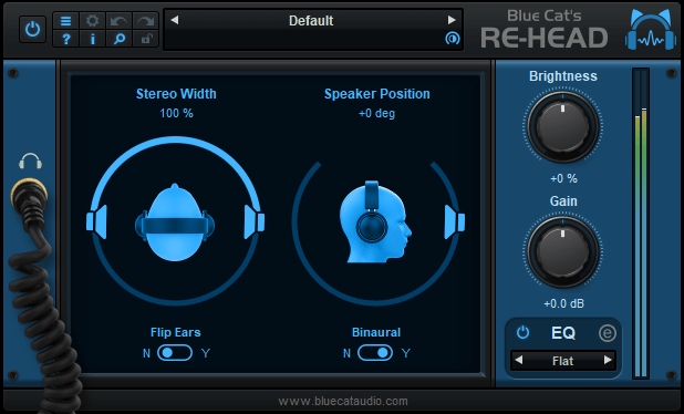 Blue Cat's Re-Head - User Interface 01