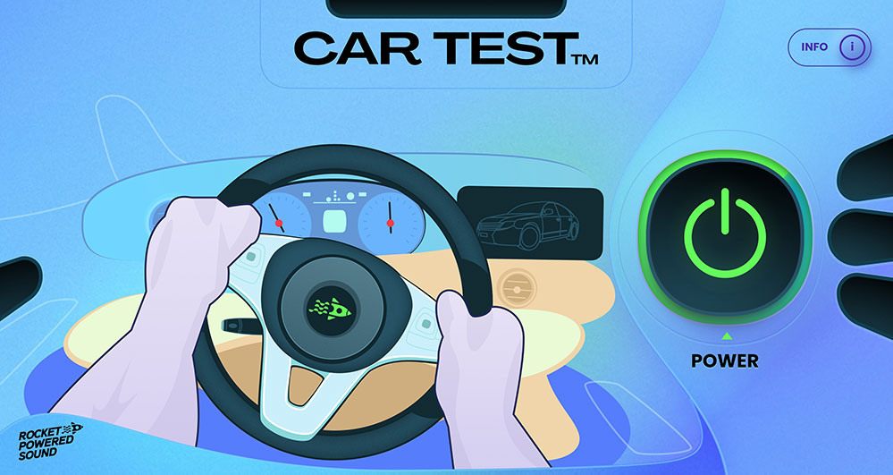 Rocket Powered Sound Car Test - User Interface
