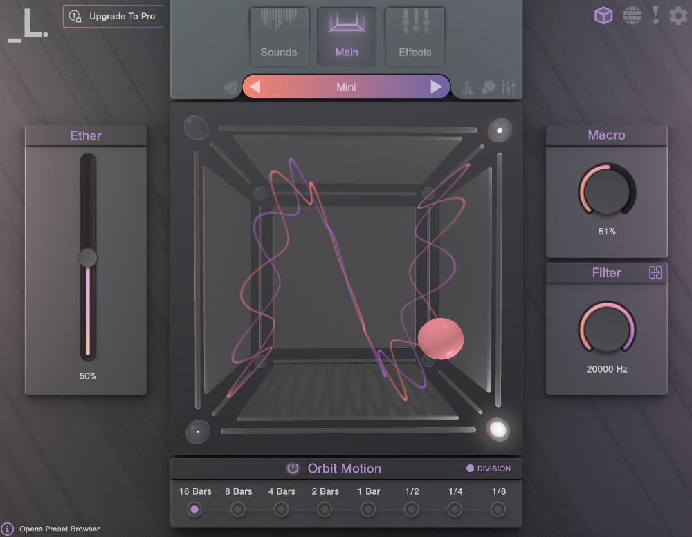 Lunacy Audio CUBE Mini - UI Image
