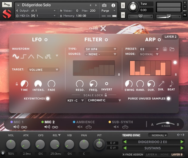 Soundiron Didgeridoos - User Interface 02 - Advanced
