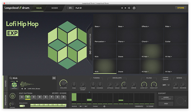 Loopcloud DRUM - Main UI 6