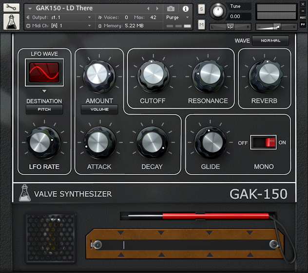 GAK150 User Interface