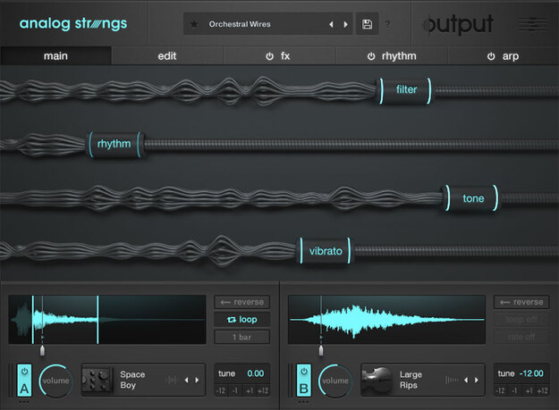 ANALOG STRINGS interface