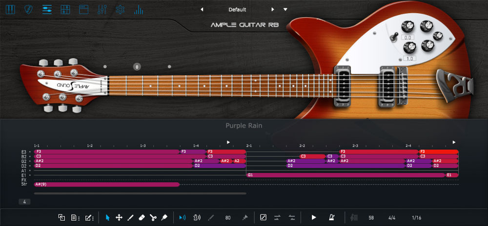 Ample Guitar RB - UI 2