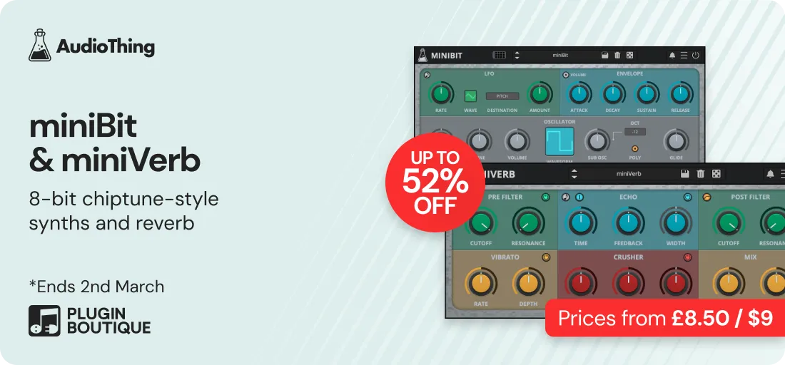 AudioThing miniBit & miniVerb Sale
