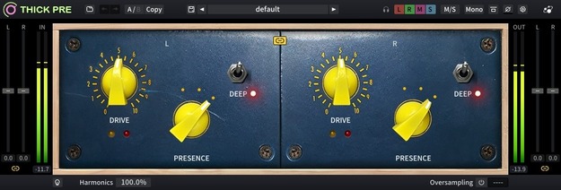 Thick Pre interface