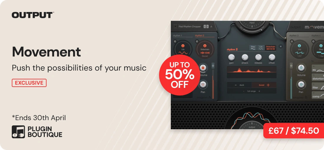 Output Movement Drum & Rhythm Month Sale (Exclusive)