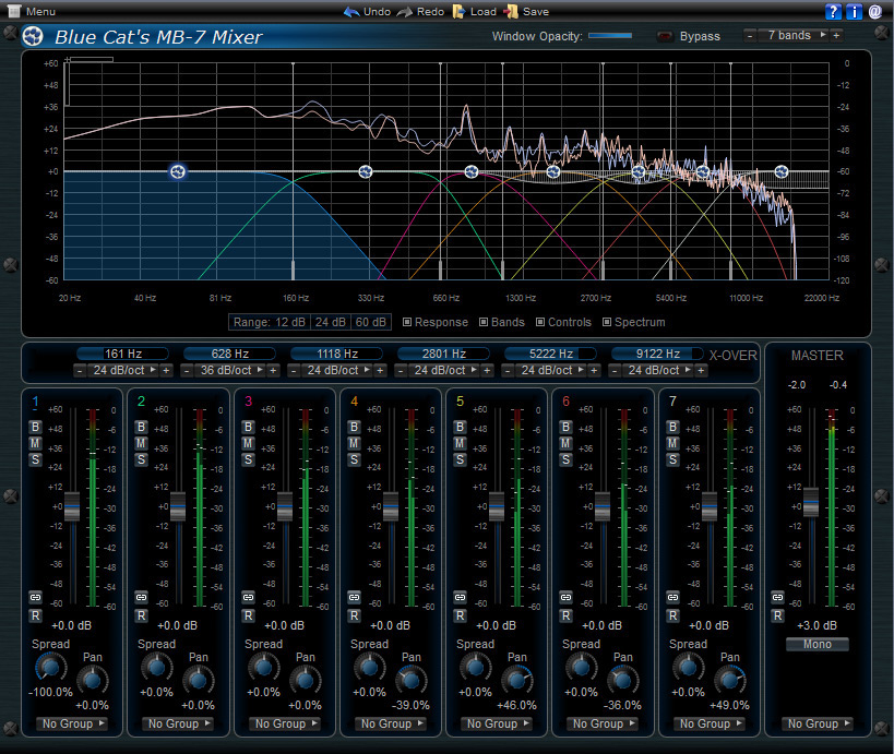 Blue Cat's MB-7 Mixer UI