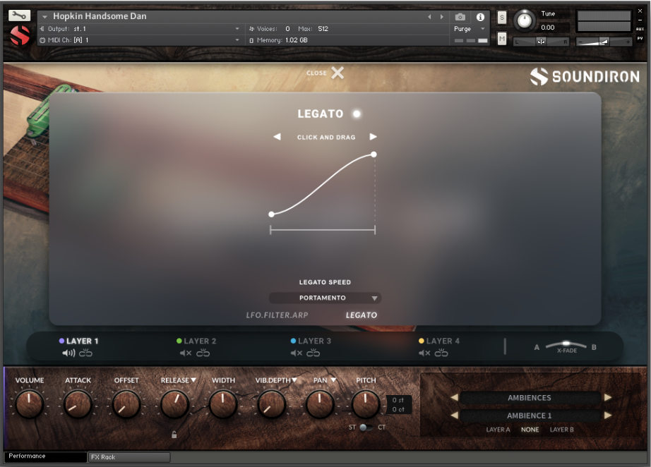 Hopkin Instrumentarium: Handsome Dan - UI - Legato