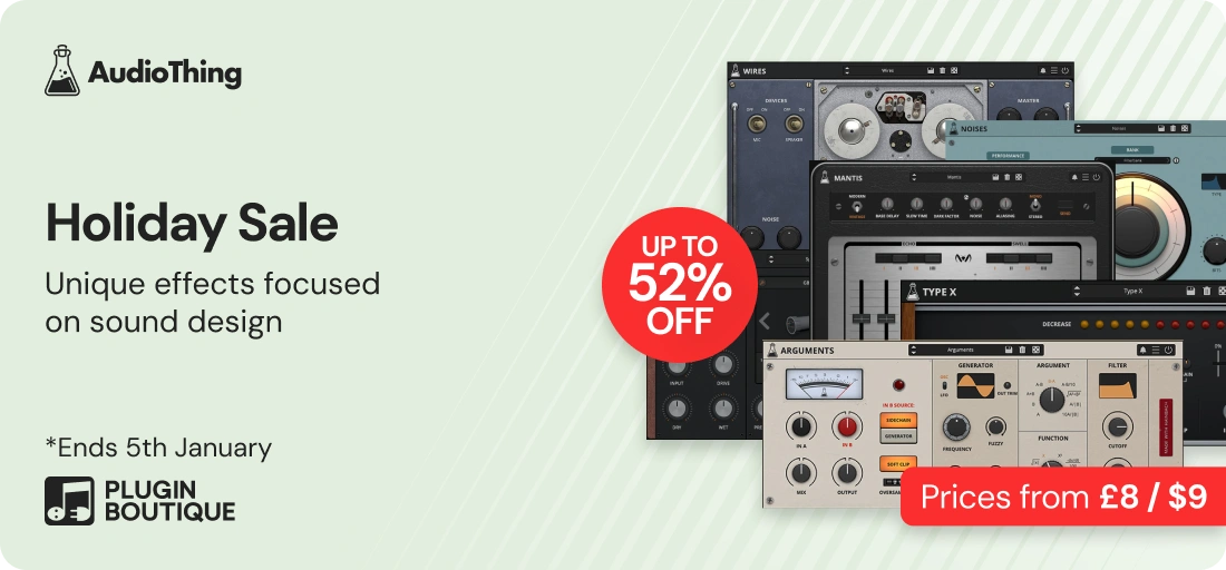 AudioThing Holiday Sale