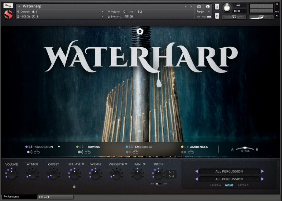 Waterharp - UI Main
