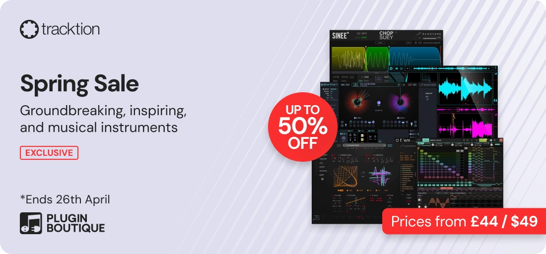 Tracktion Spring Sale (Exclusive)