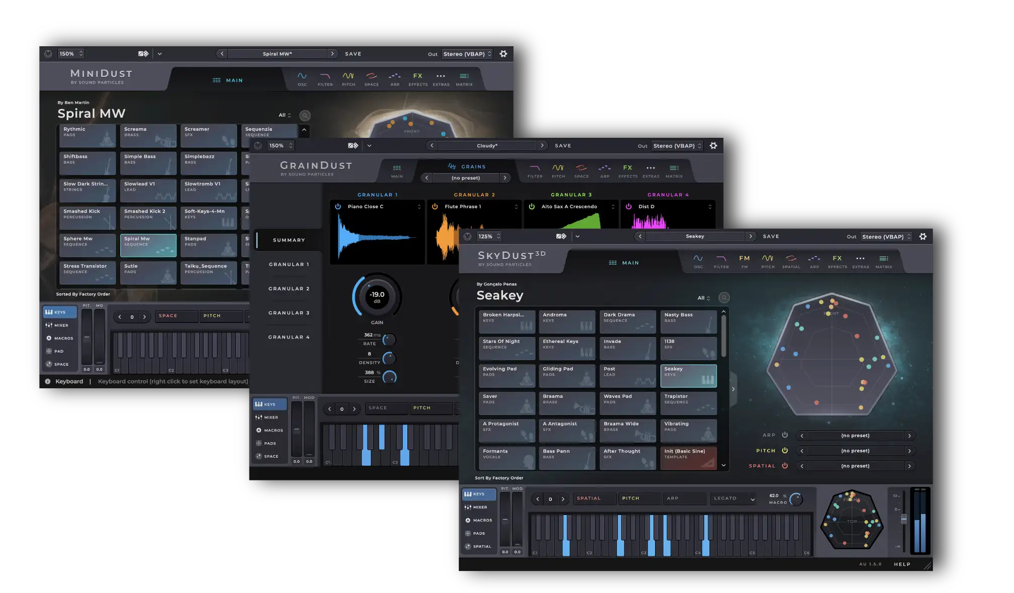 3Dust Collection - UIs