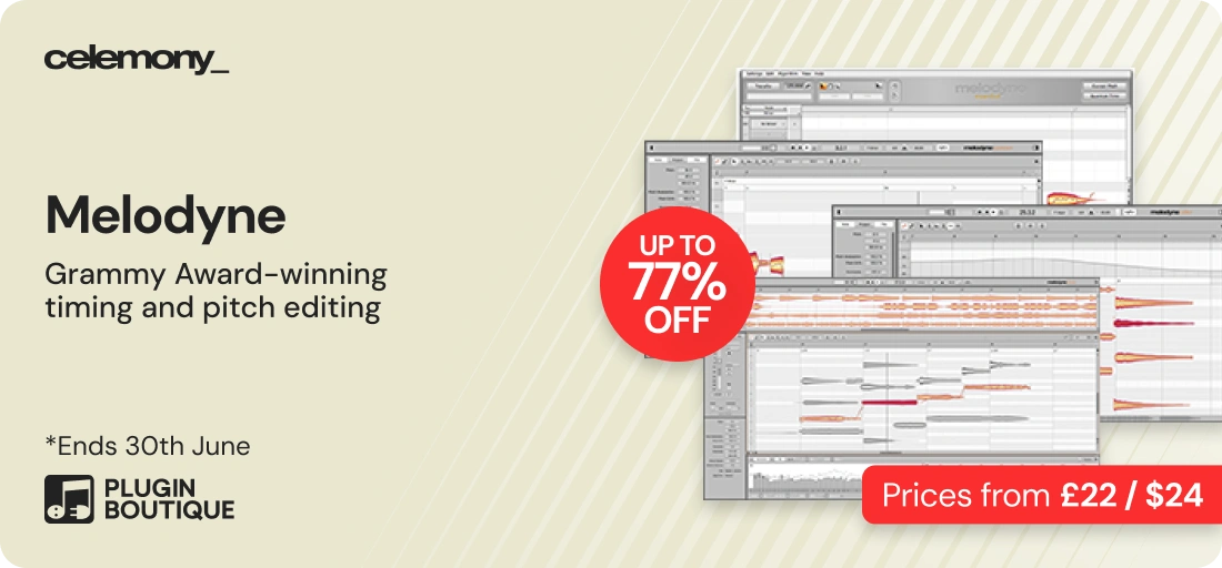 Celemony Melodyne Summer Sale