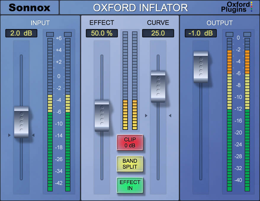 Sonnox Oxford Inflator - User Interface
