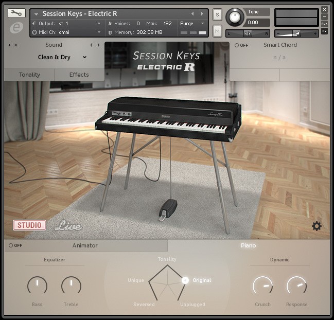 Session Keys Electric R - User Interface Studio