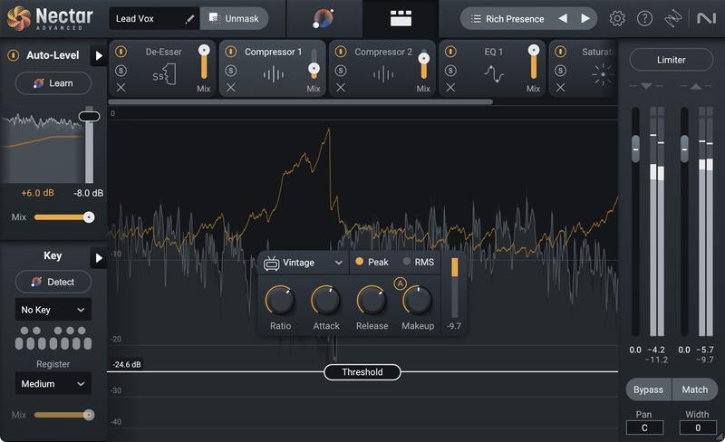 iZotope Nectar 4 Advanced - Compressor