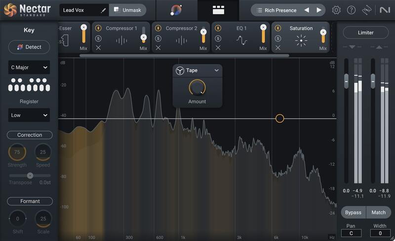 iZotope Nectar 4 Standard - Saturation