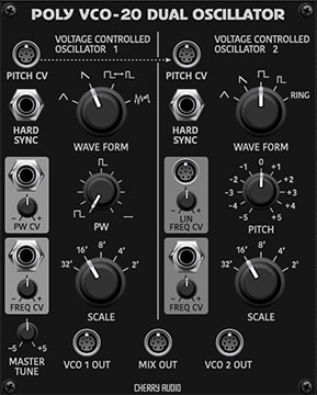 Poly VCO-20 Dual Osc Module