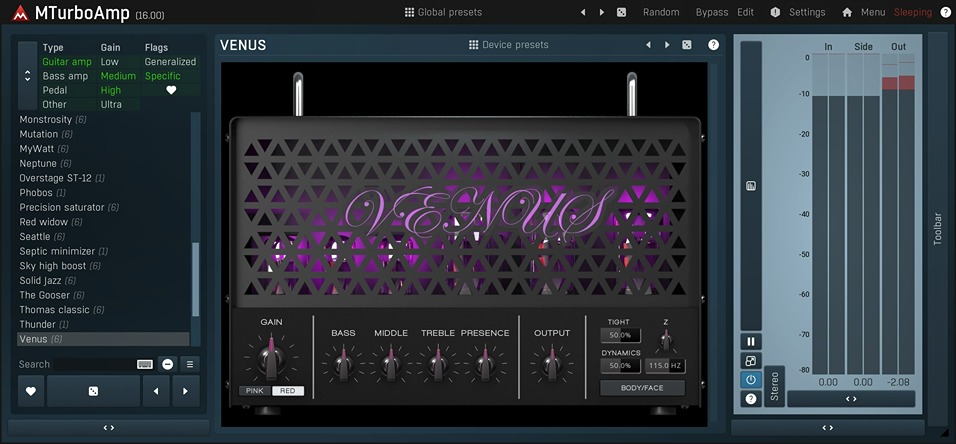 MeldaProduction MTurboAmp - UI 2