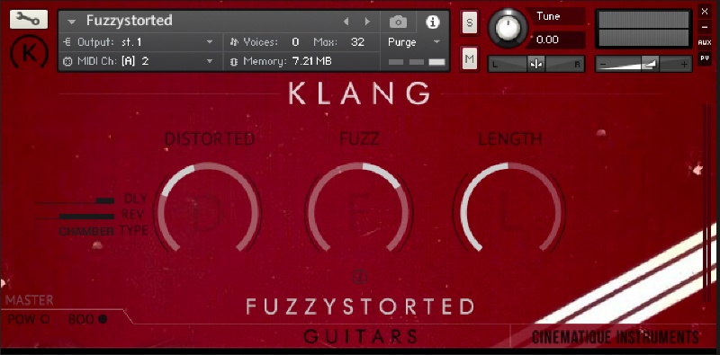 KLANG GUITARS: Fuzzystortion - UI