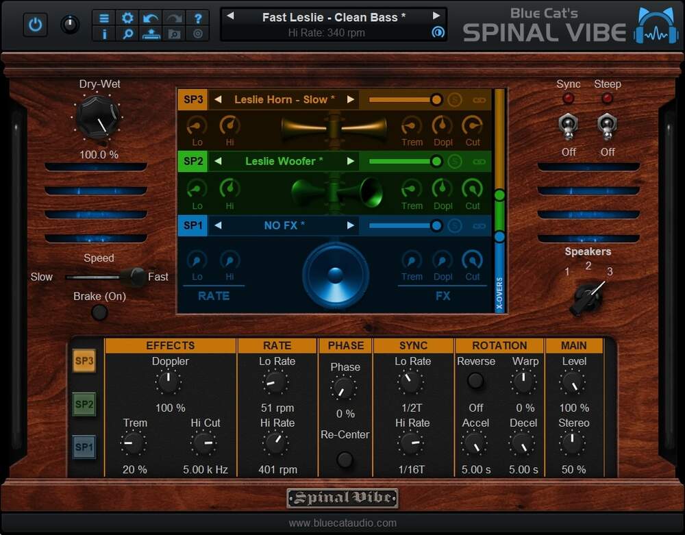 Blue Cat's Spinal Vibe