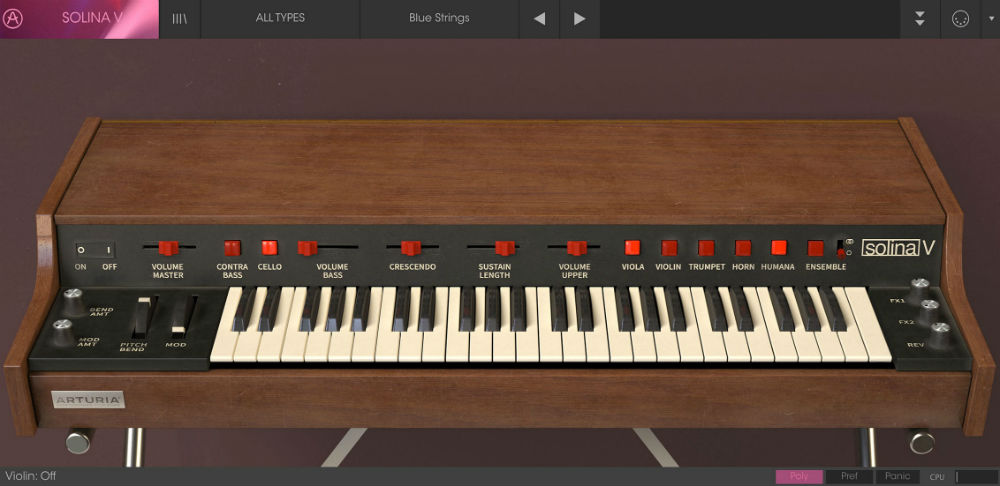Solina V User Interface