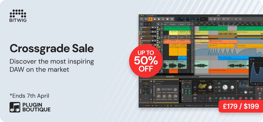 Bitwig Studio 6 Crossgrade Sale
