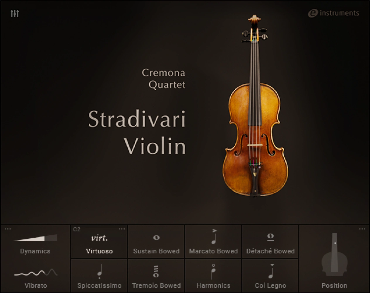 Native Instruments Cremona Quartet Bundle - Stradivari Violin