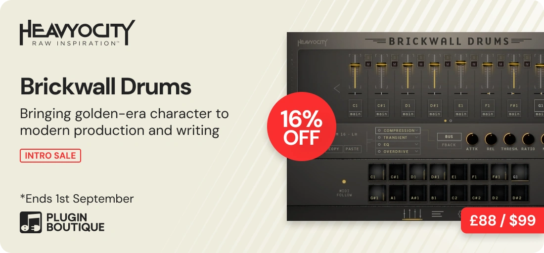 Heavyocity Brickwall Drums Intro Sale