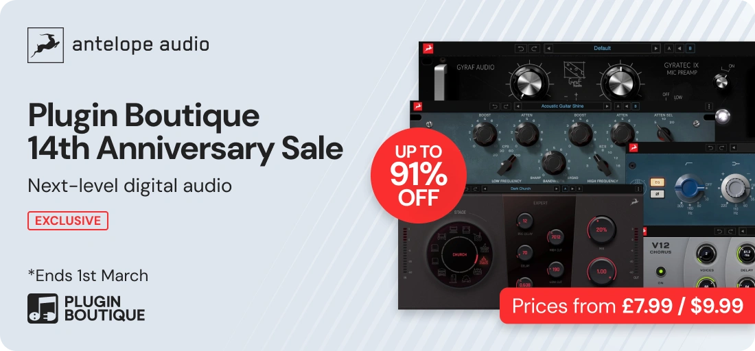 Antelope Audio x Plugin Boutique 14th Anniversary Sale (Exclusive)