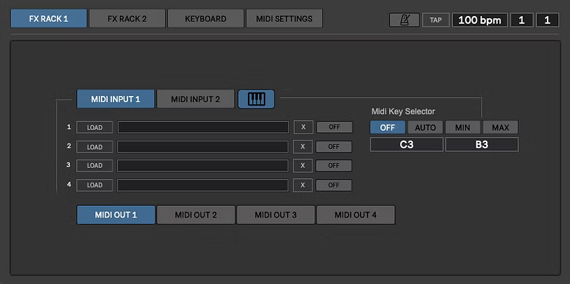 Midi Player Pro - GUI