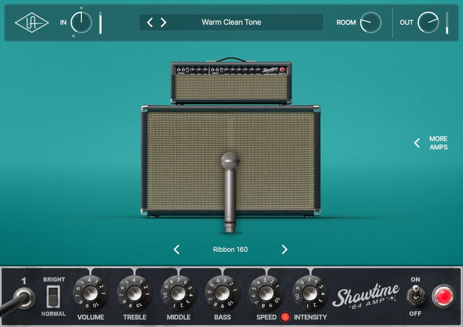 UAD Showtime '64 Tube Amp - Warm Clean