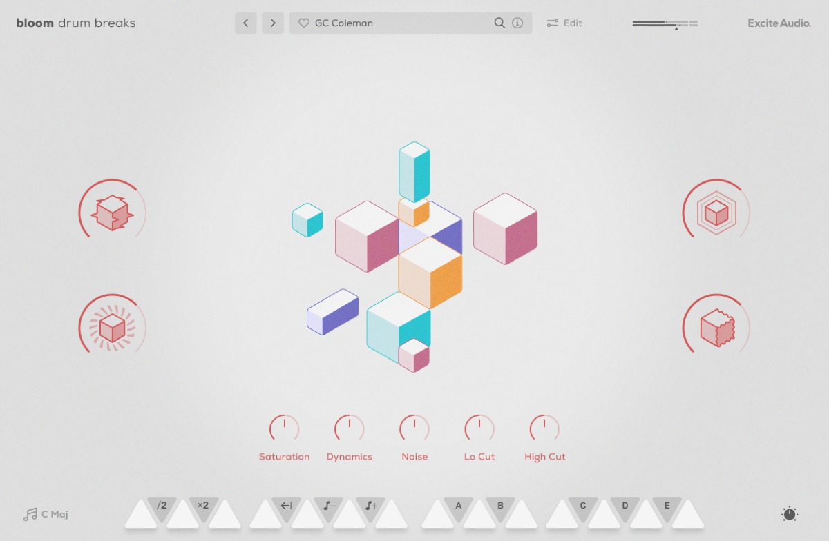 Bloom Drum Breaks - Play Page & FX