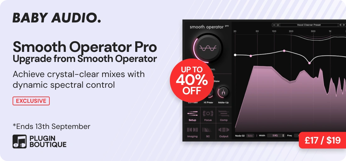 Baby Audio Smooth Operator Pro Upgrade from Smooth Operator $19 Sale (Exclusive)