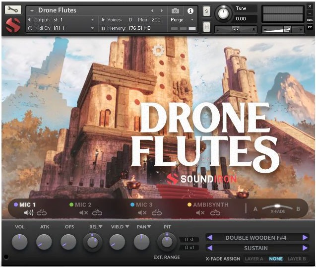 Drone flutes - UI 1 pluginboutique