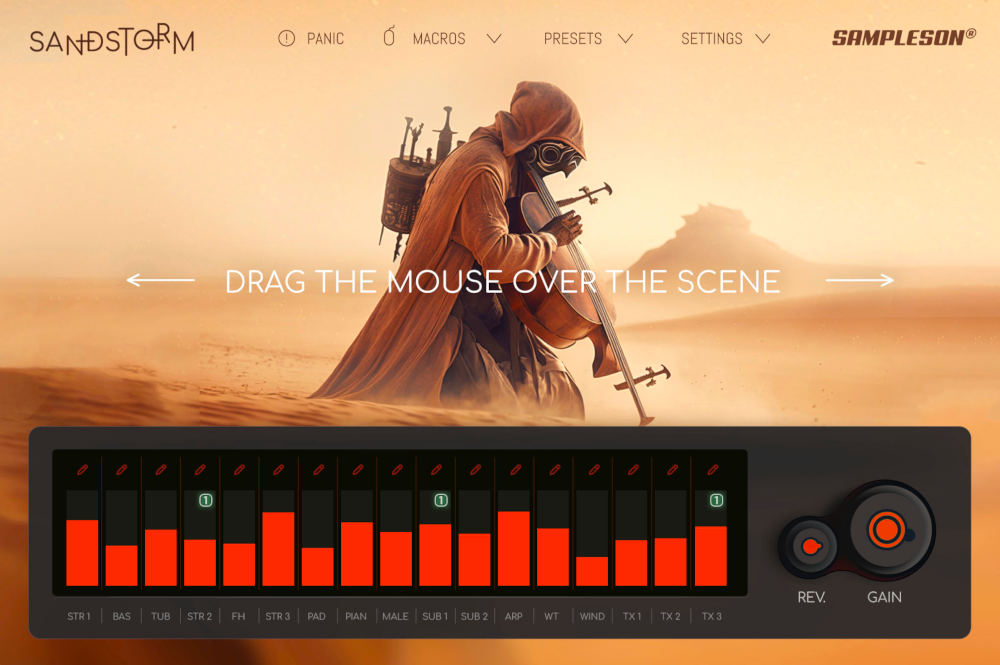 Sampleson Sandstorm - GUI