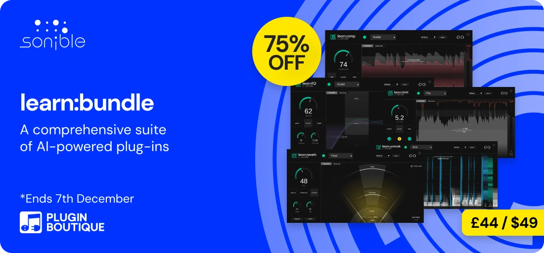 sonible learn:bundle Black Friday Sale (Exclusive)