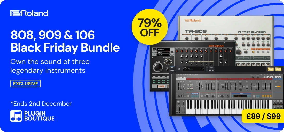 Roland 808 909 & 106 Black Friday Bundle Sale (Exclusive)