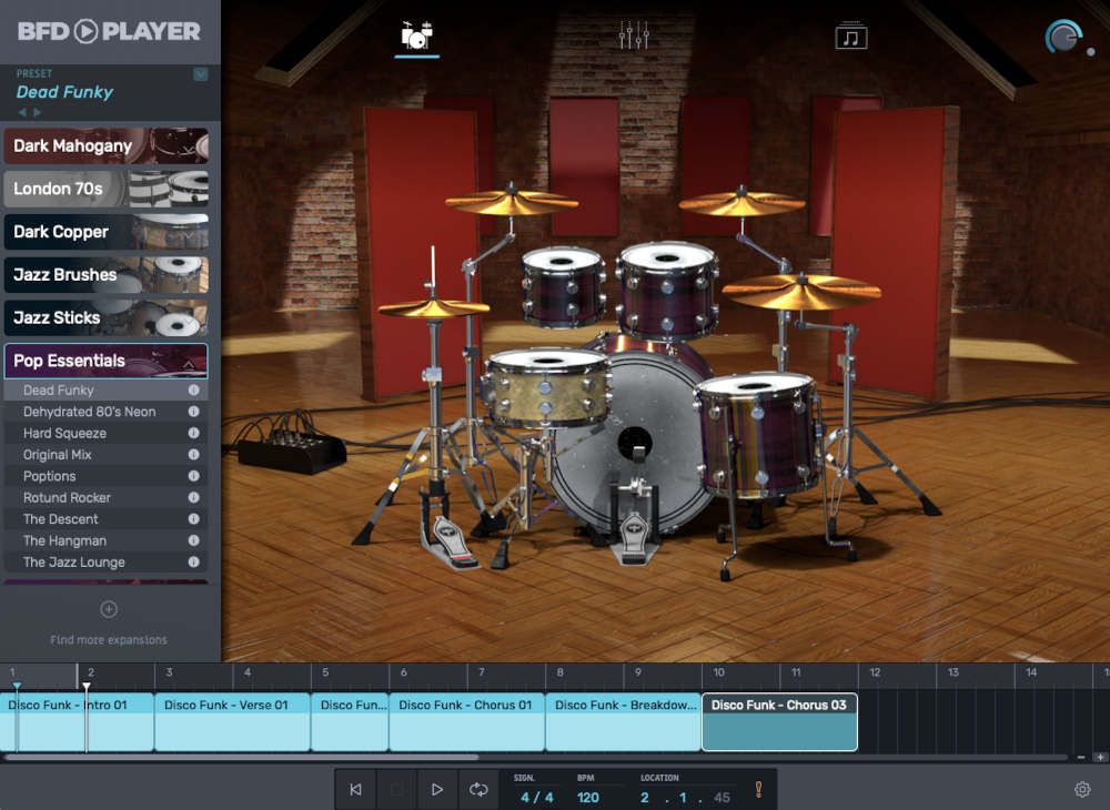 BFD Player Expansion: Pop Essentials - Kit UI
