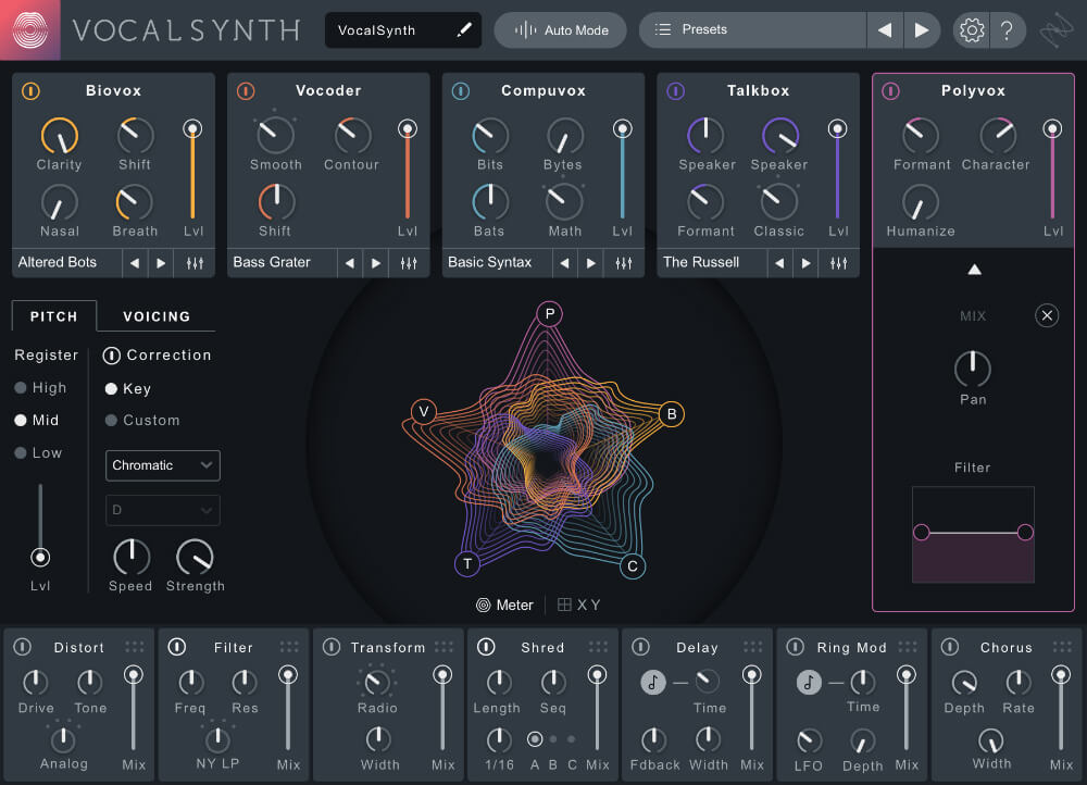 VocalSynth 2 - Polyvox UI