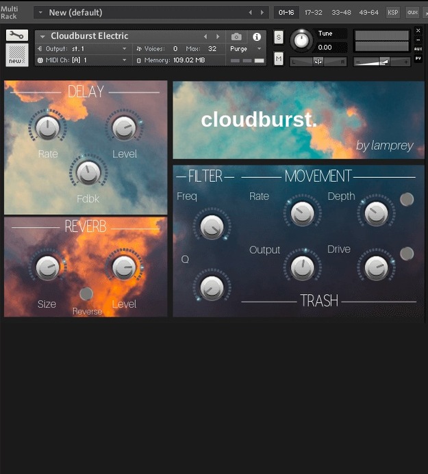 Cloudburst interface
